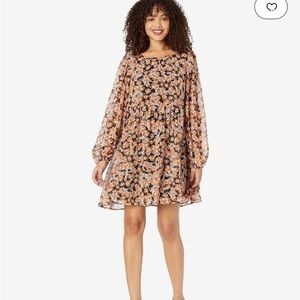 Sanctuary  Shirred Neck Babydoll Dress